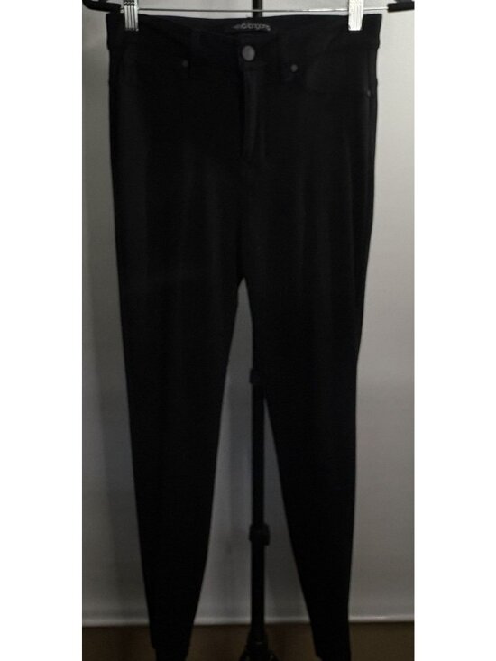 Eva Longoria Pants - Eva Longoria Women's Black Skinny Slim Fit Jeggings Stretchy Pants High Rise 10